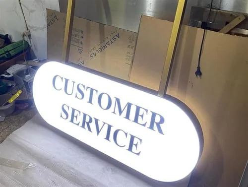 Light Box Sign sign photo from customer Davis E.