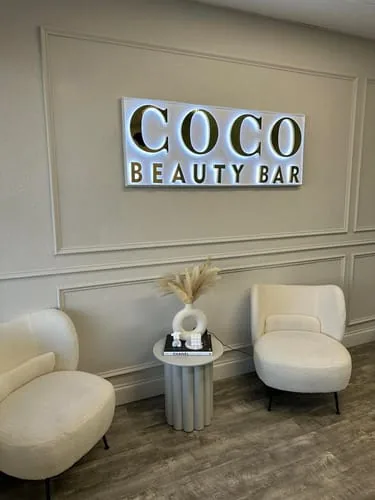 3D Non-Lit Letters on Backboard sign photo from customer Emily C.