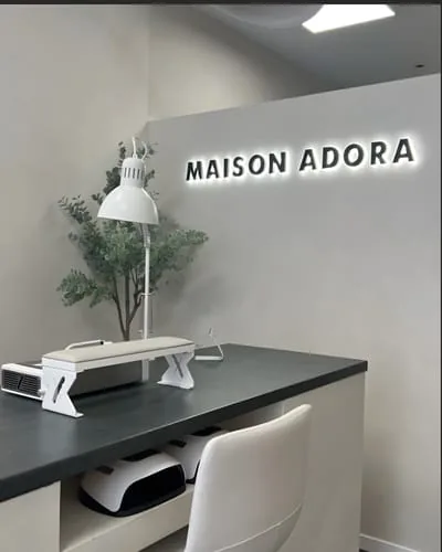 3D Metal Backlit Letters sign photo from customer Michael T.