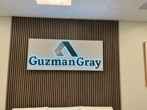 3D Non-Lit Letters on Backboard sign photo from customer Lisa S.