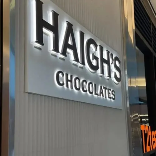 3D Non-Lit Letters on Backboard sign photo from customer Eric P.