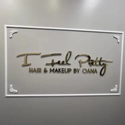 3D Acrylic Non-Lit Letters sign photo from customer Melissa N.