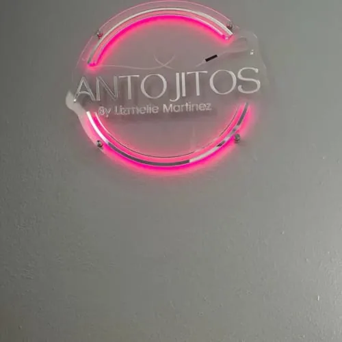 3D Acrylic Non-Lit Letters sign photo from customer Rachel A.
