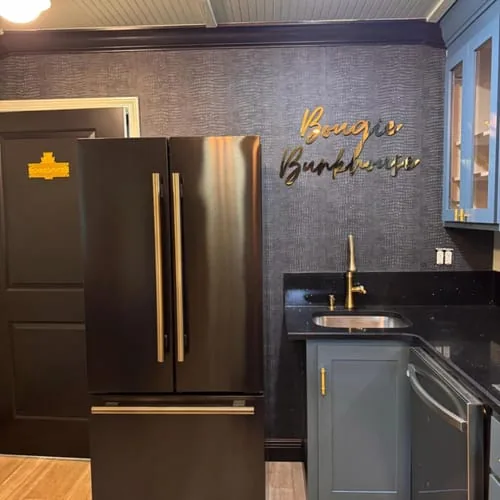 2D Metal Letters sign photo from customer Matthew C.