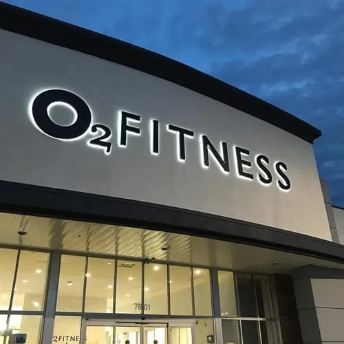 3D Metal Backlit Letters sign photo from customer William J.