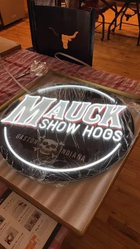 3D Acrylic Front Lit Letters sign photo from customer John A.