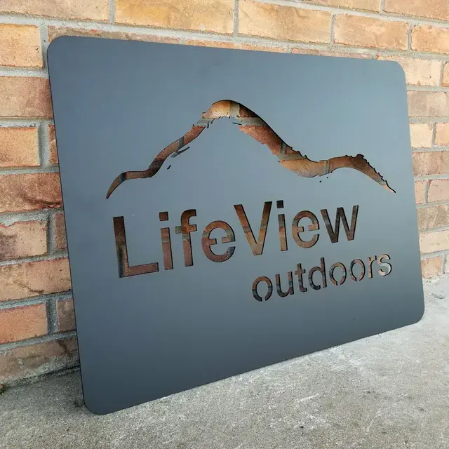 2D Metal sign by Signage.inc
