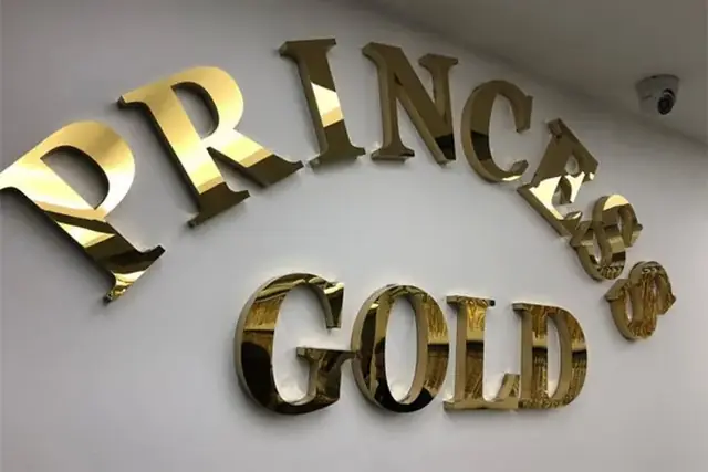 Fabricated sign by Signage.inc