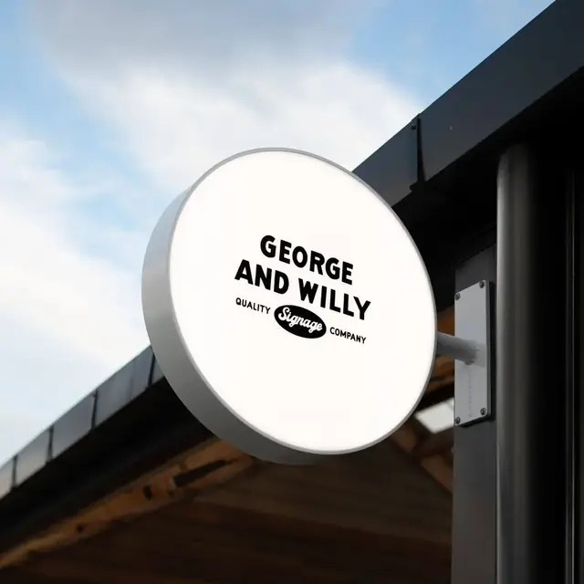 Double Sided Lightbox by Signage.inc